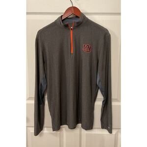 Auburn University Men's Colosseum Lightweight Quarter Zip Pullover, S